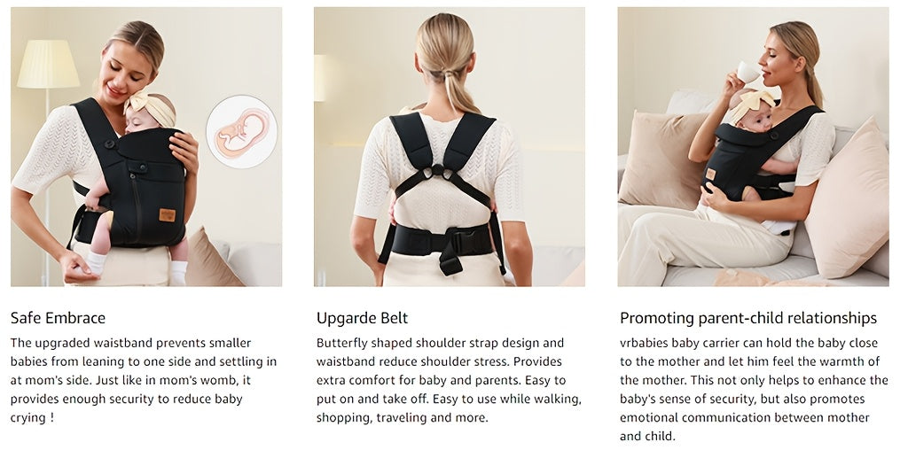 Baby Carrier Newborn Toddler Wrap Carrier Perfect For Infants Chest Sling For Babies Gift