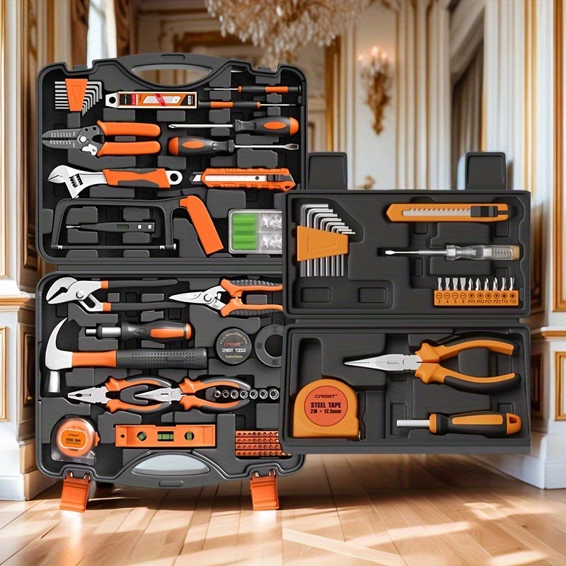 23pcs/138pcs Complete Home Maintenance Kit with Durable Steel Shell, Including