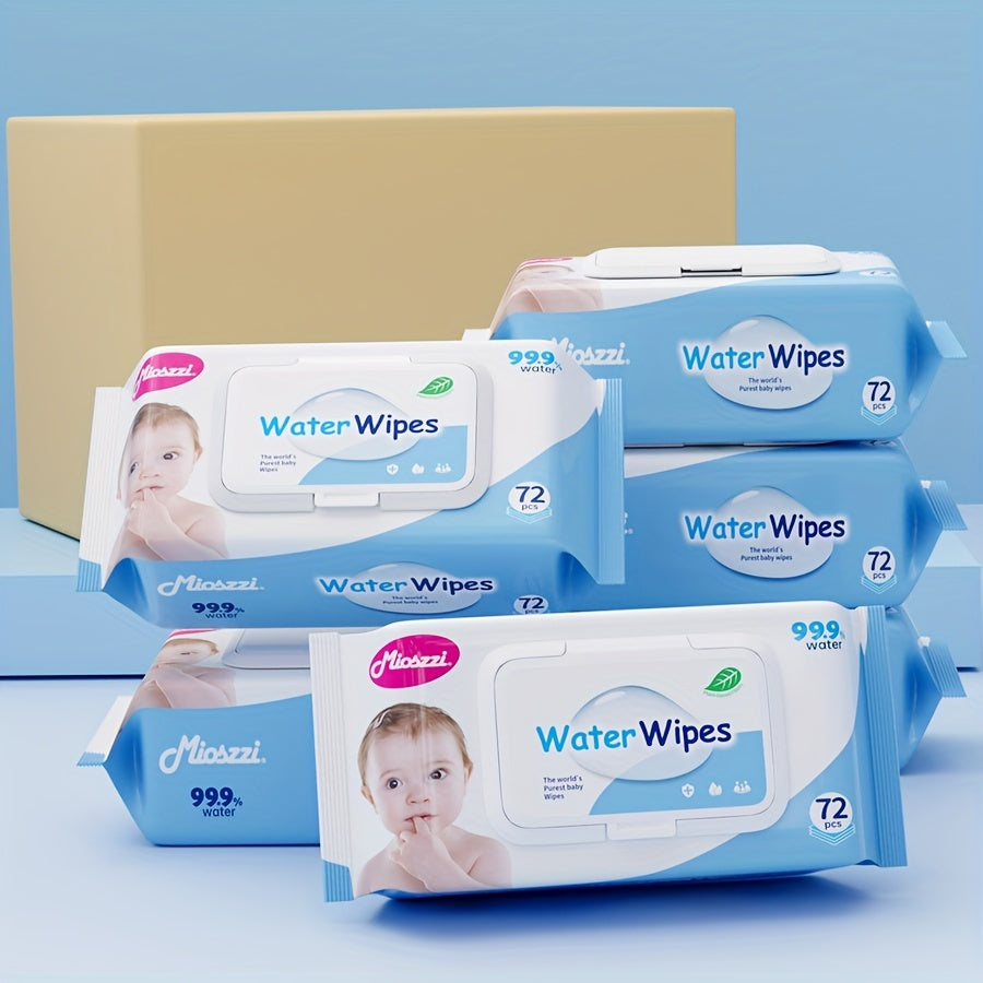 2-Pack Wet Wipes, 144pcs, Extra-Sensitivity, Unscented, Hypoallergenic, 99.9% Pure Water, Plant Fibers,