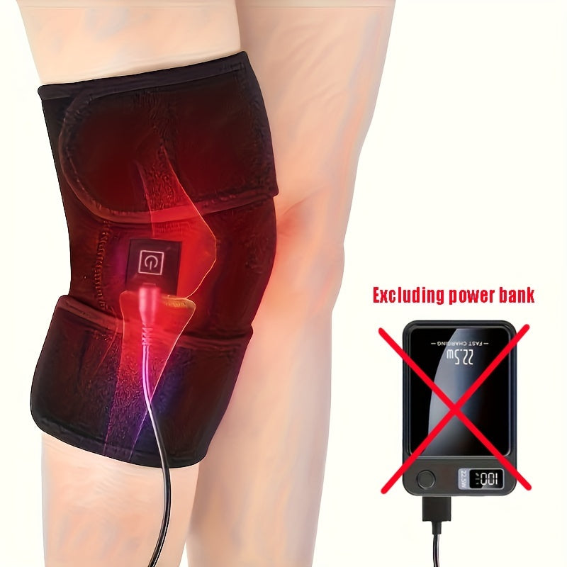 Heated Knee Massager for Relaxation & Warmth - USB Knee