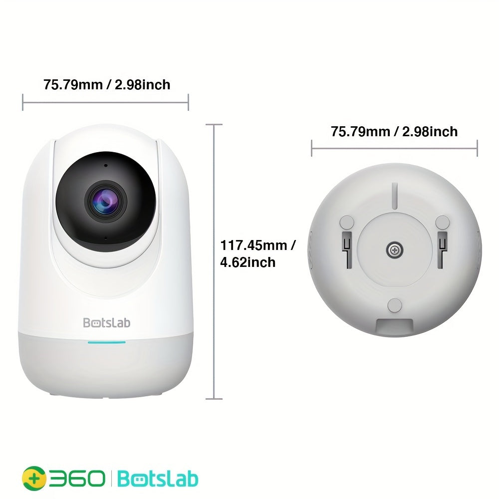 2K Baby Security Camera - Smart Body Motion Detection, Night Vision,