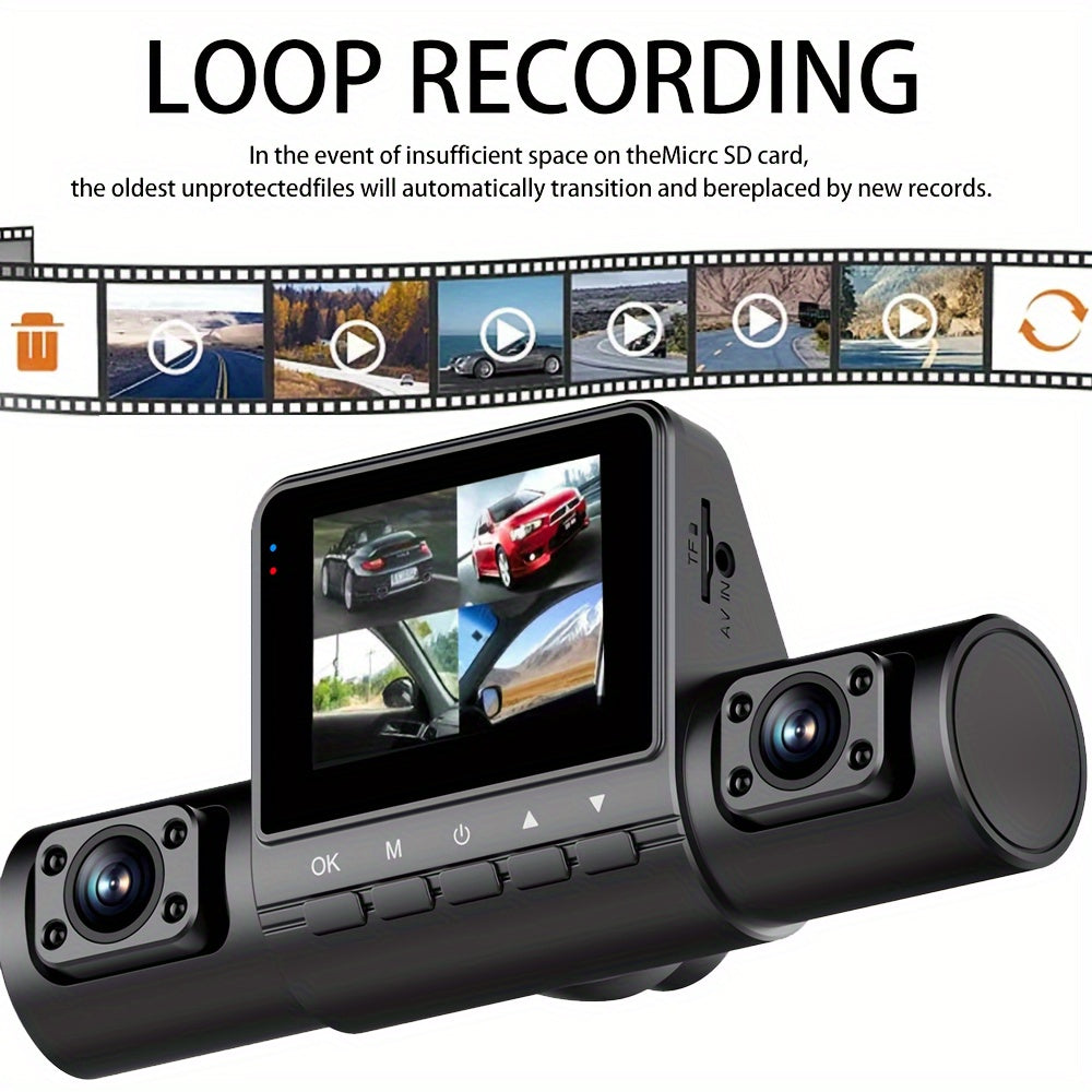 32G 4 Lens New Four Recording HD Driving Recorder 2.0 Inch Car Night Vision Car Front And Rear Left And Right Simultaneously Recording