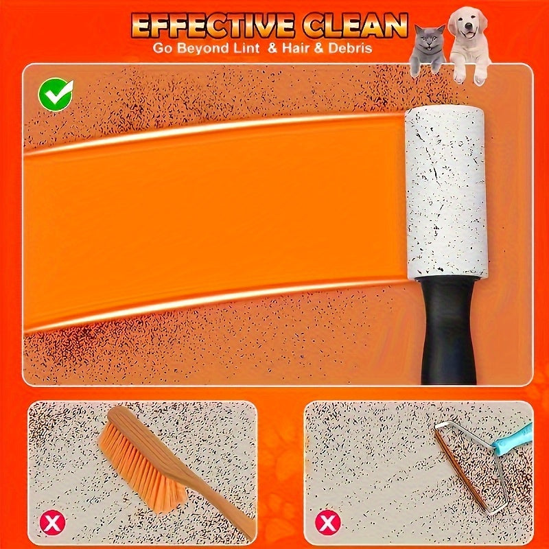 Pet Hair Removal Drum Odorless Dog And Cat Hair Cleaner, Without Battery