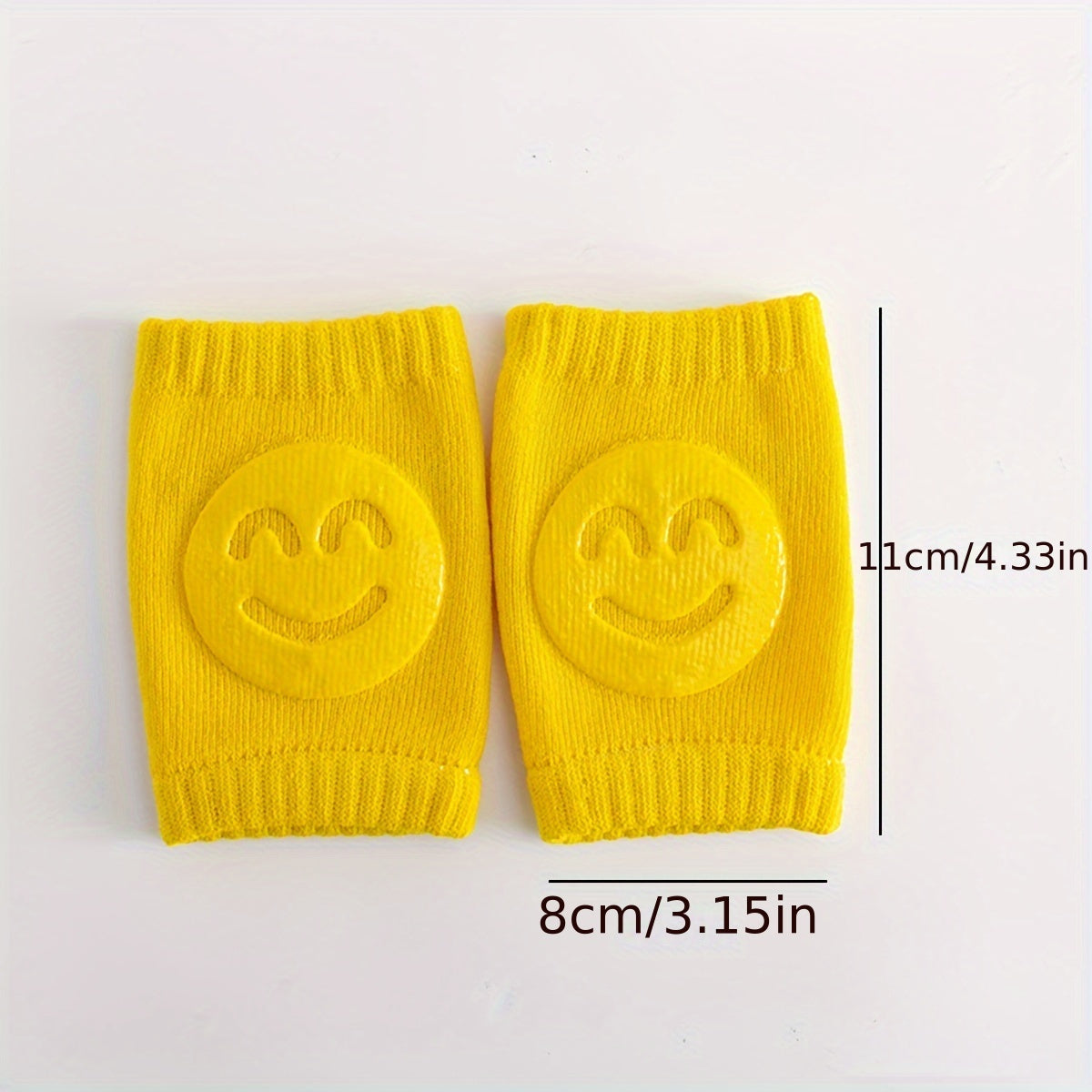 2-Pack Toddler Knee Pads for Crawling - Non-slip, Free Polyester Elbow & Knee Protectors for Ages 0-3 Years