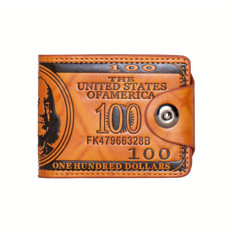 Vintage Retro PU Leather Wallet: Multiple Card Slots, Portable Credit Card Holder, Perfect Gift for Men