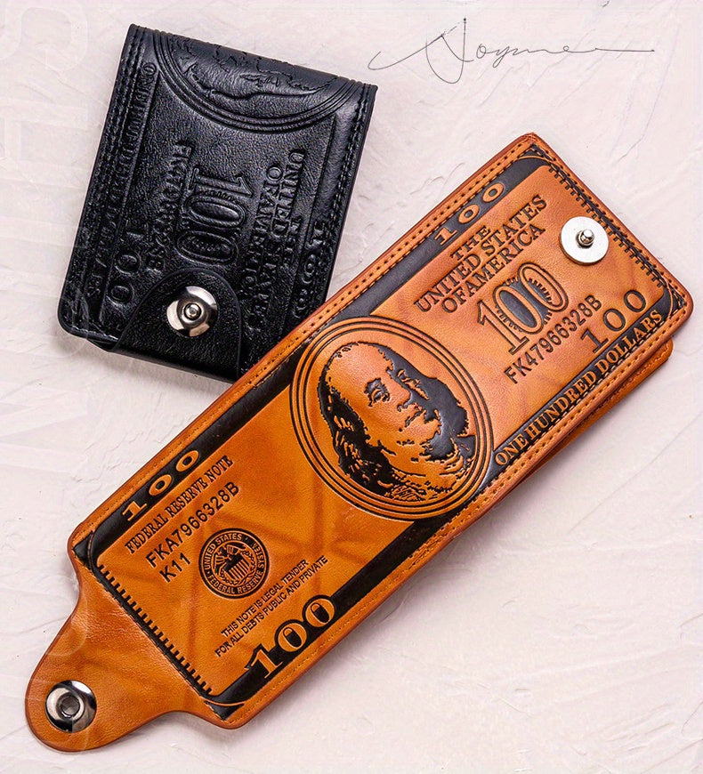 Vintage Retro PU Leather Wallet: Multiple Card Slots, Portable Credit Card Holder, Perfect Gift for Men