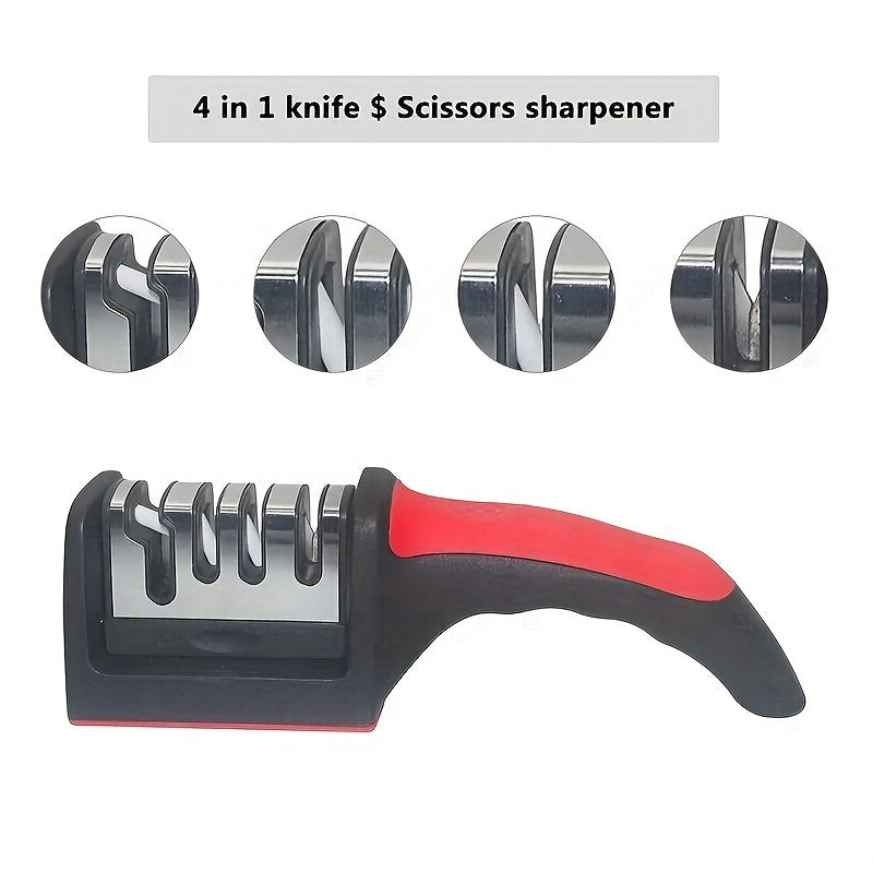 [Popular Choice] A portable knife sharpener, grade 4, professional kitchen sharpener