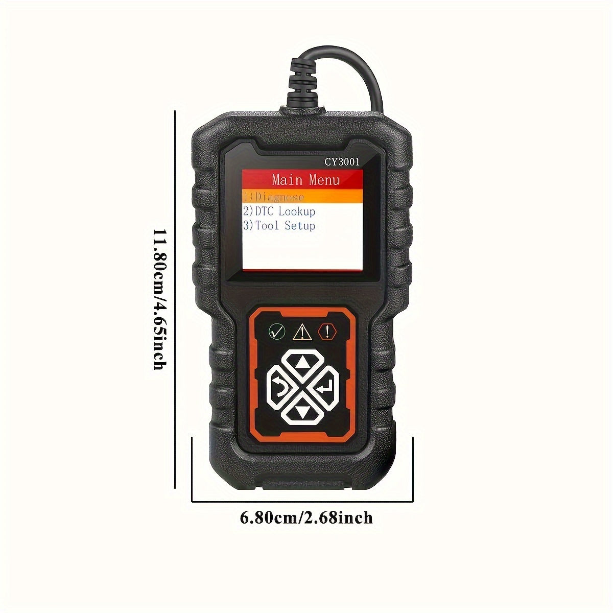 2024 OBD-II Scanner, Car Diagnostic Tool, Engine Fault Code Reader,