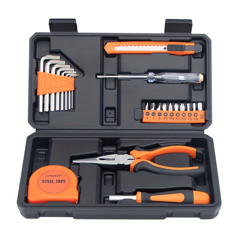 23pcs/138pcs Complete Home Maintenance Kit with Durable Steel Shell, Including