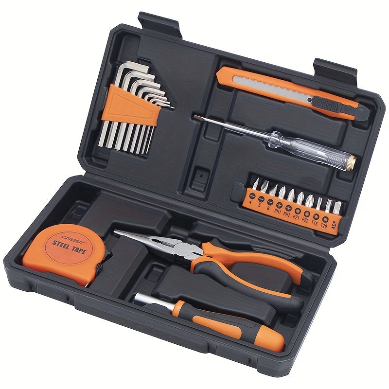 23pcs/138pcs Complete Home Maintenance Kit with Durable Steel Shell, Including