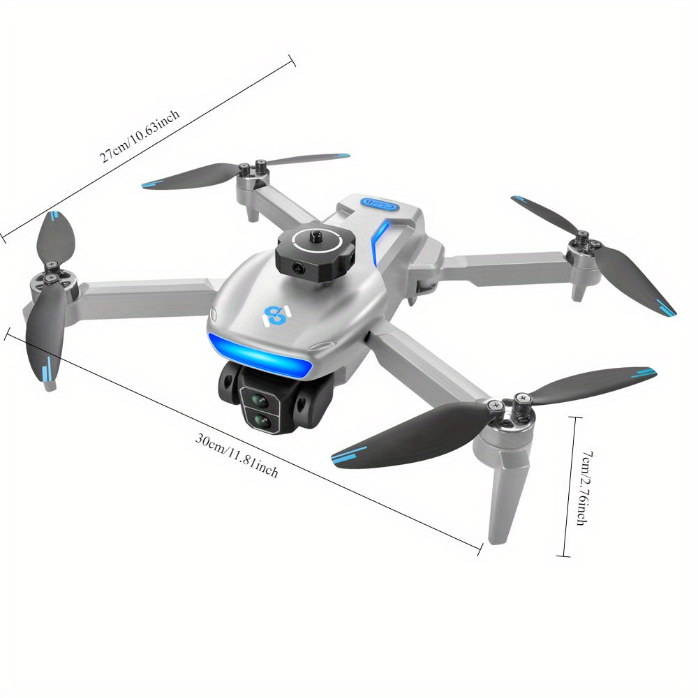 Newest Model with Brushless Motor,  Intelligent Following, with 4K Camera, Optical Flow, 5G Transmission Foldable FPV Remote Control Quadcopter, Ultra-long Range GPS Drone, Suitable for Adult Beginners