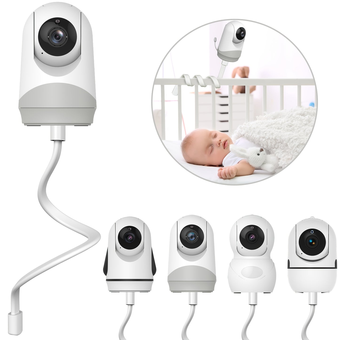Baby Camera Monitor, Video Baby Monitor With Camera And Audio, Night Vision