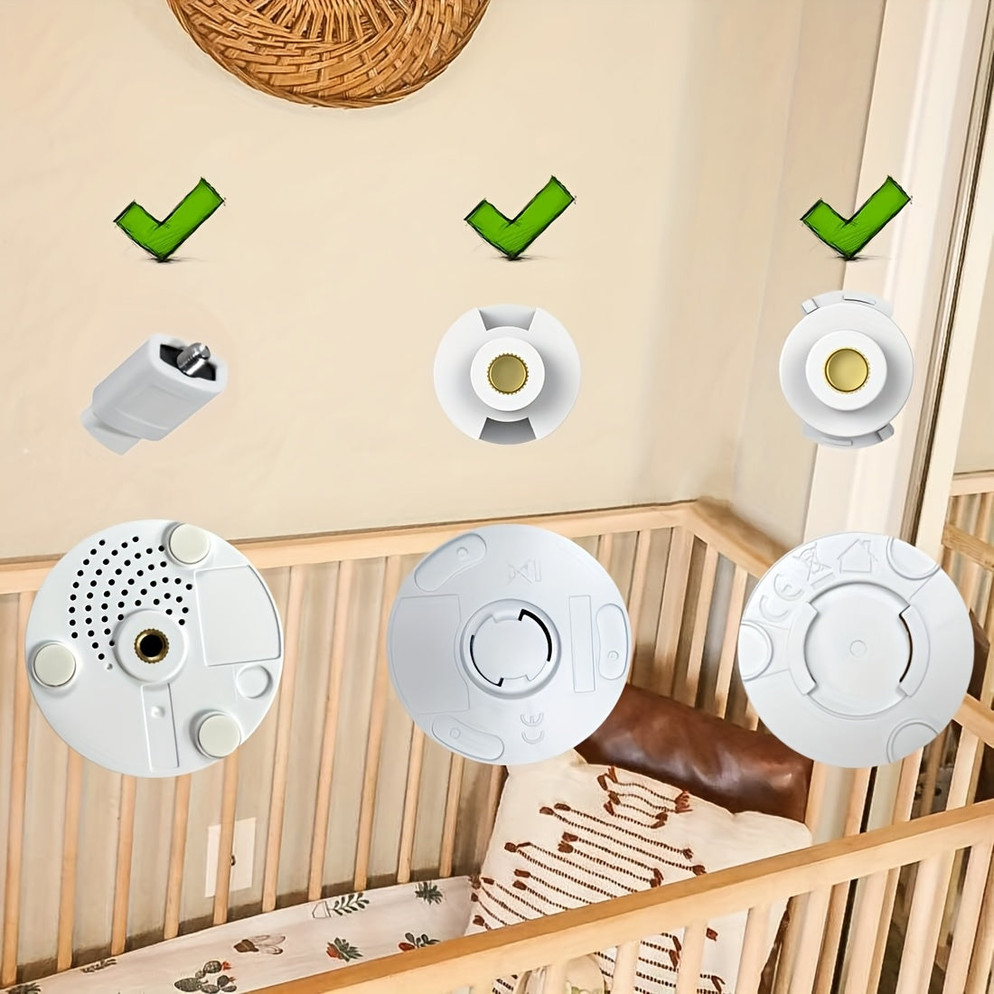 Baby Camera Monitor, Video Baby Monitor With Camera And Audio, Night Vision