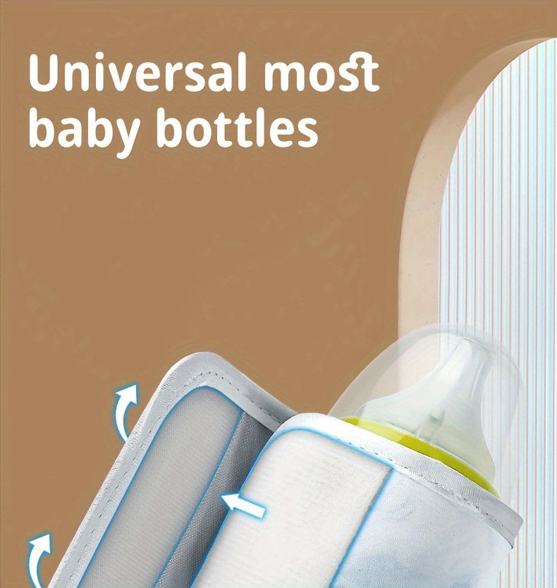 Intelligent Bottle Warmer Sleeve with 21 Temperature Settings and Smart Display, Universal most baby bottle.