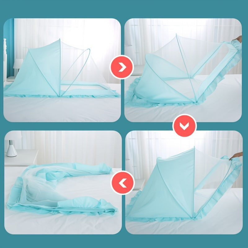 Foldable Youngsters Mosquito Net, Portable Youngsters Bed Canopy for Indoor/Outdoor Use