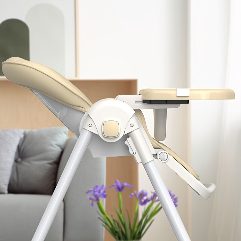 1pc from to 6 Years  Adjustable, Backrest and Footstool Seat Height Adjustable, Foldable for Easy Storage, 2-in-1 Use as a Recliner and Dining Chair,
