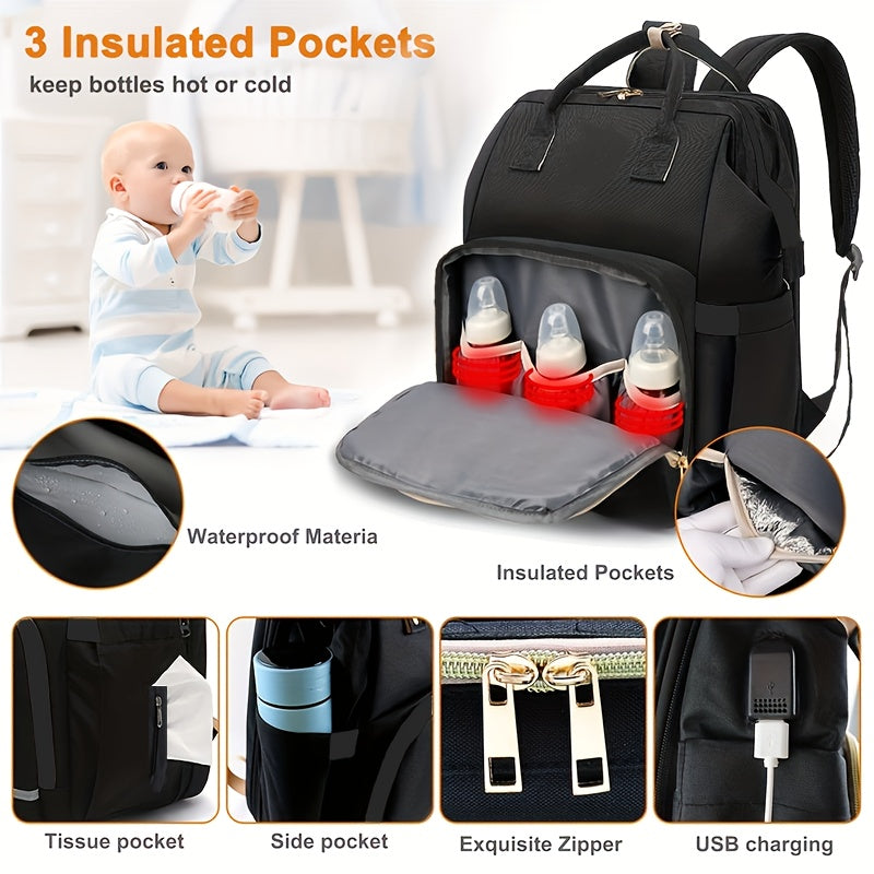 Stylish & Durable Diaper Backpack for Moms