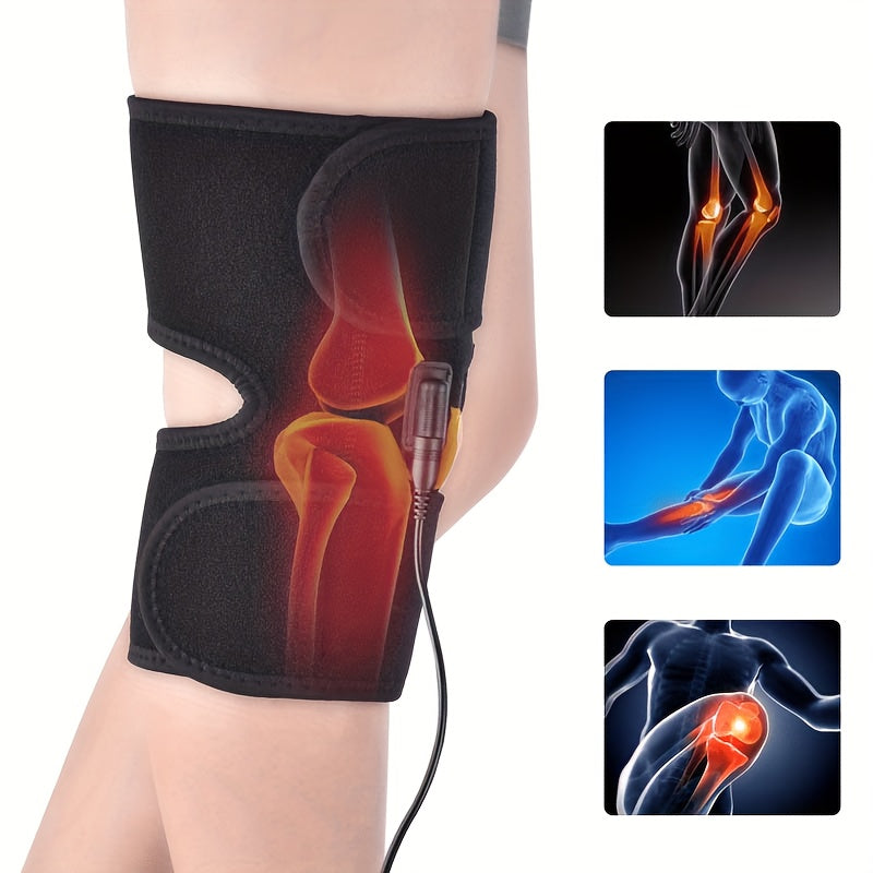 Heated Knee Massager for Relaxation & Warmth - USB Knee