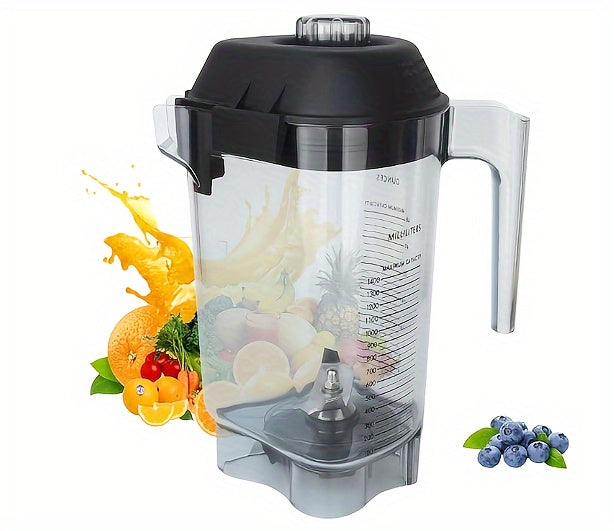 48OZ Blender Cup Container Replacement Compatible Blender Pitcher The Quiet One VM0145 Drink Machine Advance And Touch & Go Commercial Blender Jar Accessories