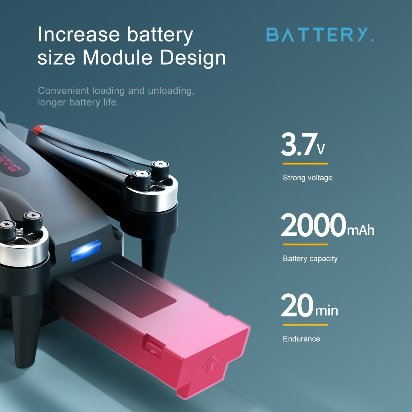 4K HD Three Camera Brushless Drone - Intelligent Obstacle Avoidance,, Auto Return, One-Touch Take-Off/Landing, 360° Beauty Mode, 3 Rechargeable Batteries, Carrying Case, Wi-Fi Connectivity, And Battery Powered