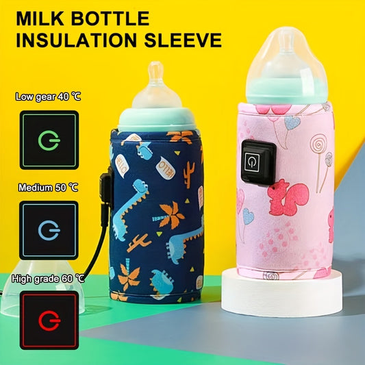 USB Milk Water Warmer, Travel Stroller Insulated Bag, Nursing Bottle Heater