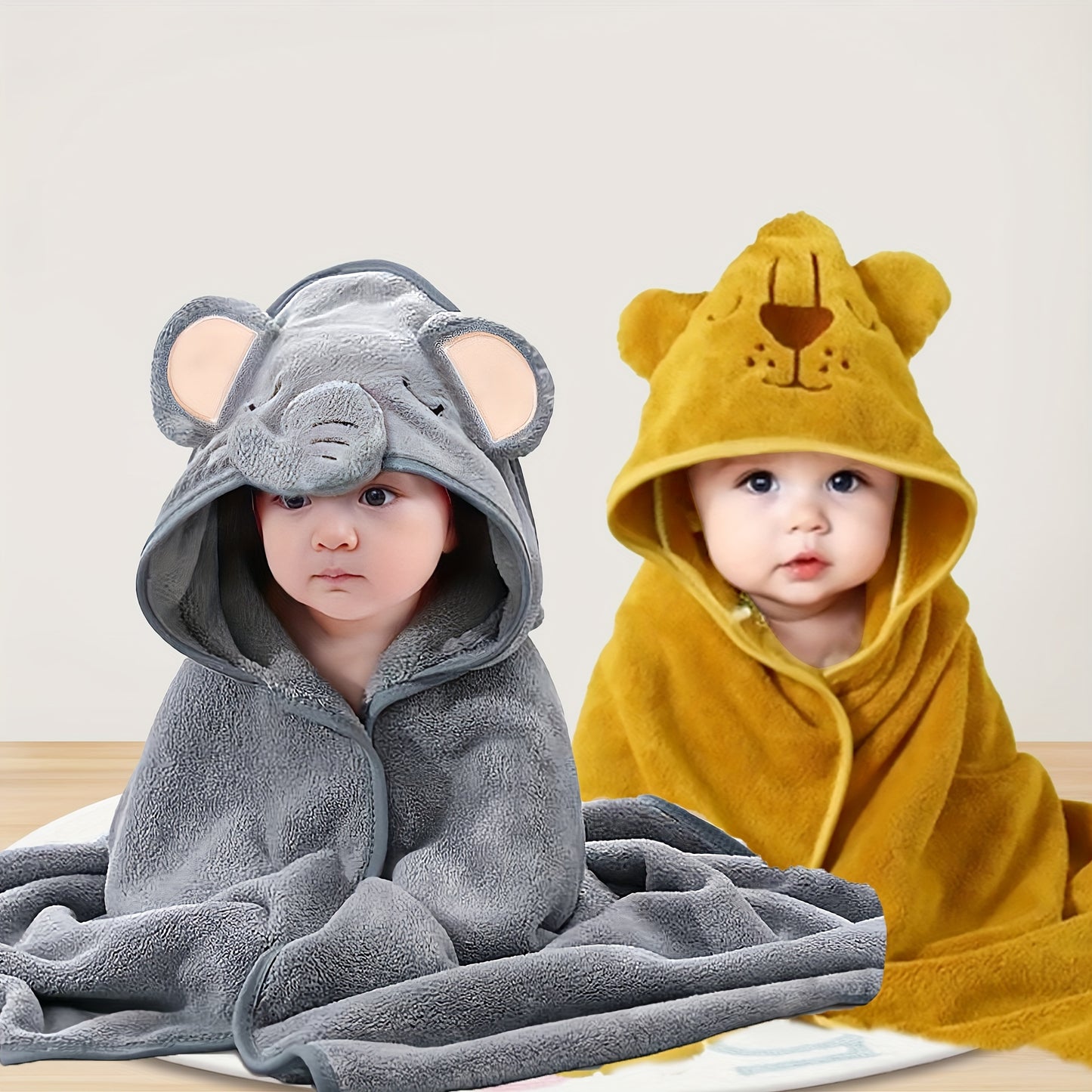 2pcs Kids' Cartoon Bath Towel, Perfect For All Seasons,