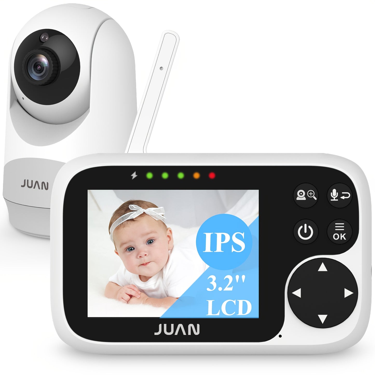 Baby Camera Monitor, Video Baby Monitor With Camera And Audio, Night Vision