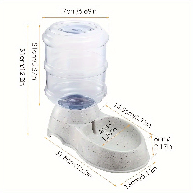Automatic pet feeder Large capacity automatic water dispenser 1.0gal dog and cat supplies