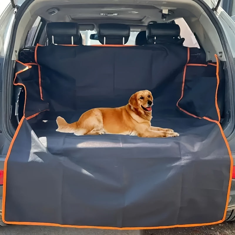 Heavy-Duty Waterproof Dog Car Seat Cover,& Dirt Resistant Rear Seat Protector,for SUVs and Cars, Ideal for Large Dogs