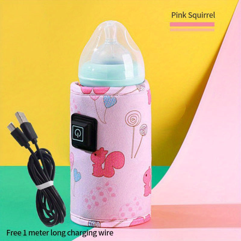 USB Milk Water Warmer, Travel Stroller Insulated Bag, Nursing Bottle Heater