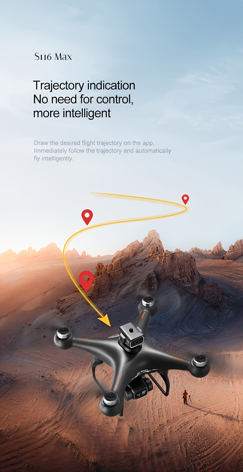 Dual Battery RC Drone with 360° Infrared Obstacle Avoidance, Optical Flow Positioning - Perfect for Aerial Photography & Outdoor Fun, USB Rechargeable, Ideal Holiday Gift