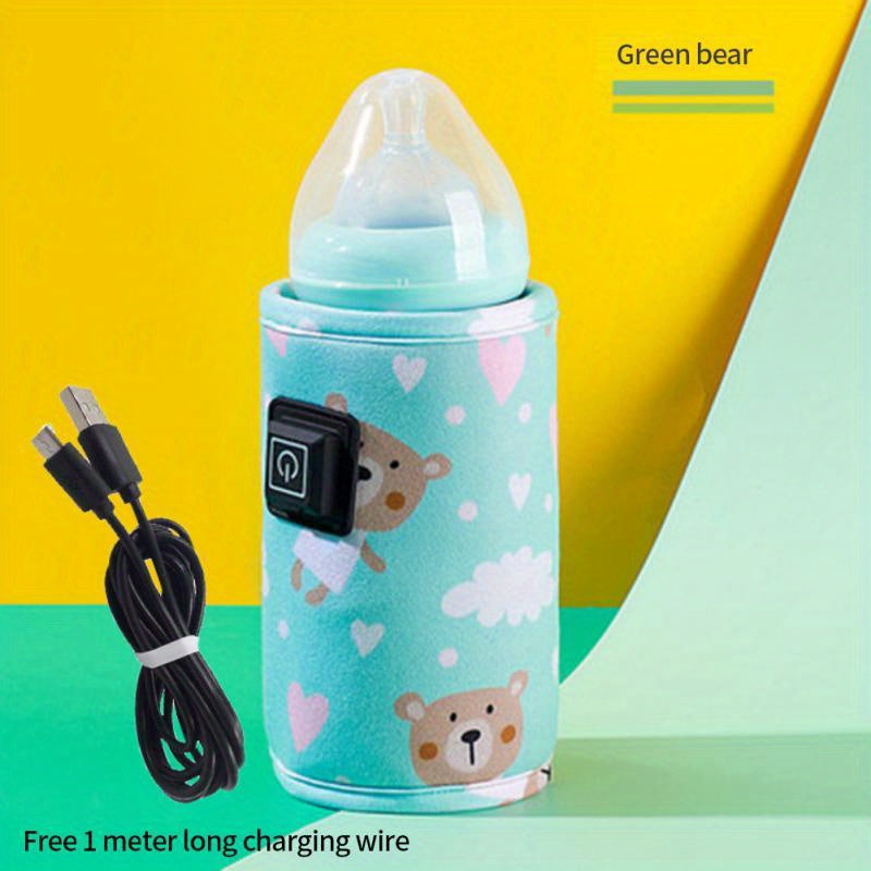 USB Milk Water Warmer, Travel Stroller Insulated Bag, Nursing Bottle Heater