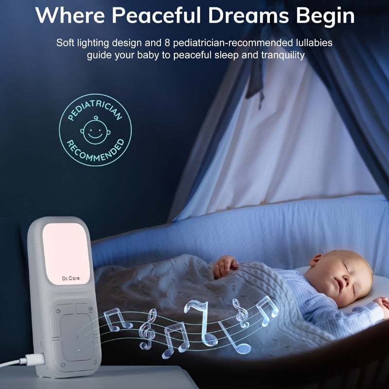 Baby Monitor With Two-Way Talk, Built-in Nightlight,High-Quality Speaker & Mic, No WiFi