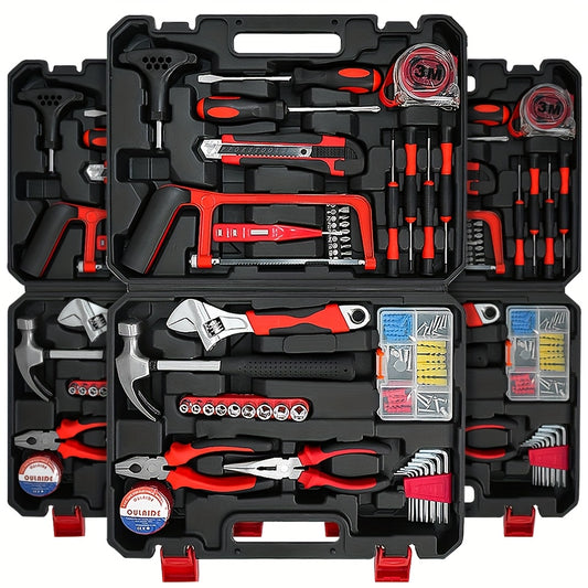 80pcs Ultimate Tool Kit for Home & Car Repair - Includes Pliers, Hammer, Utility Knife & More - Durable, Corrosion-Resistant with Secure Storage Case - Ideal DIY & Maintenance Gift Set