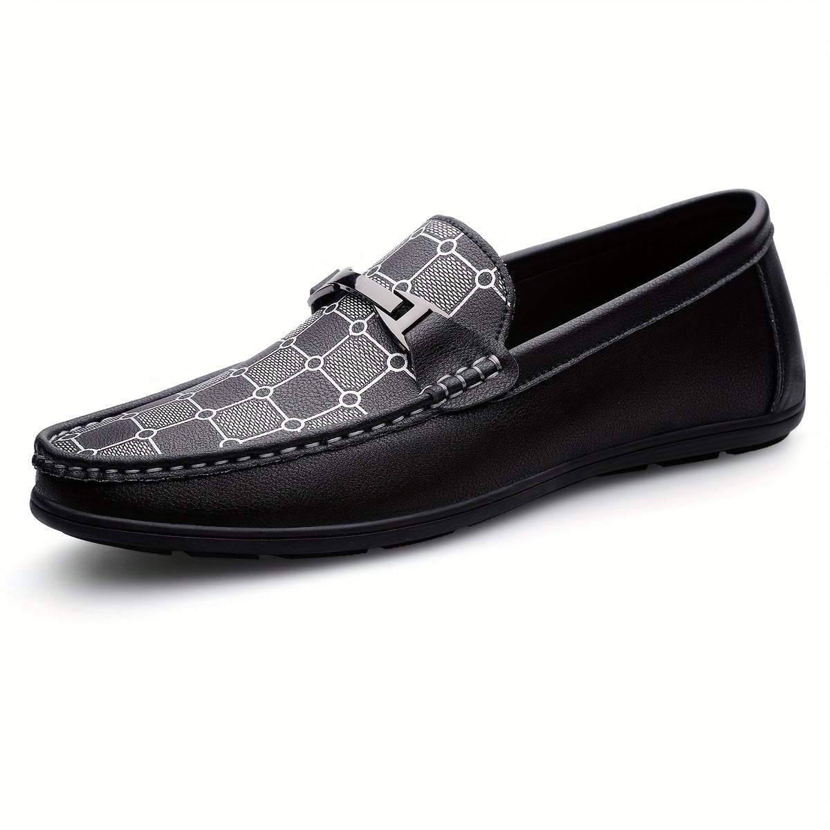 Men's Versatile Fashion Loafers - Breathable, Non-Slip Casual Shoes for All Seasons, Perfect for Business & Leisure