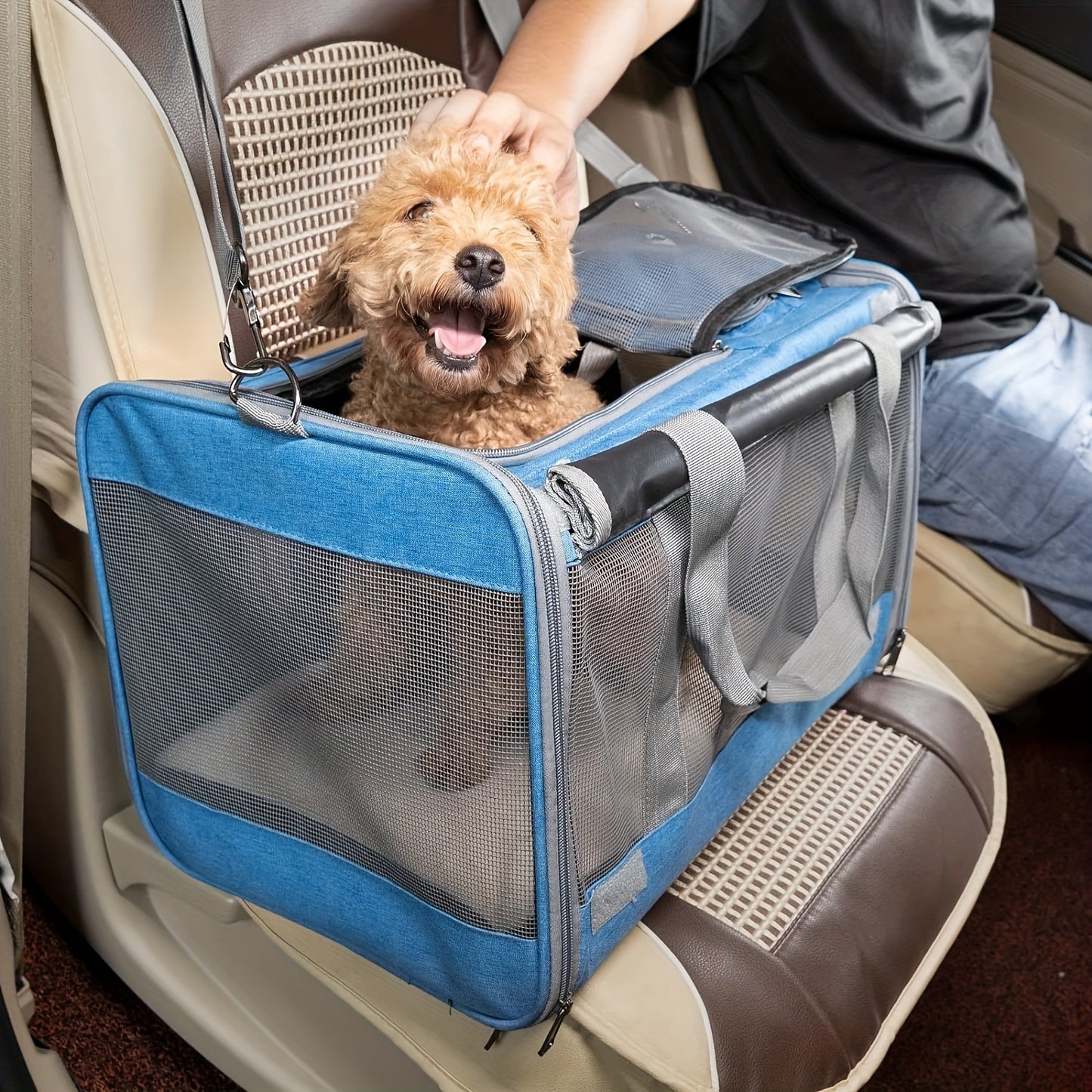 1pc Large Cat Carriers Dog Carriers Airline Approved Kitten Carrier Reptile Carriers Squirrel Carriers Carrier