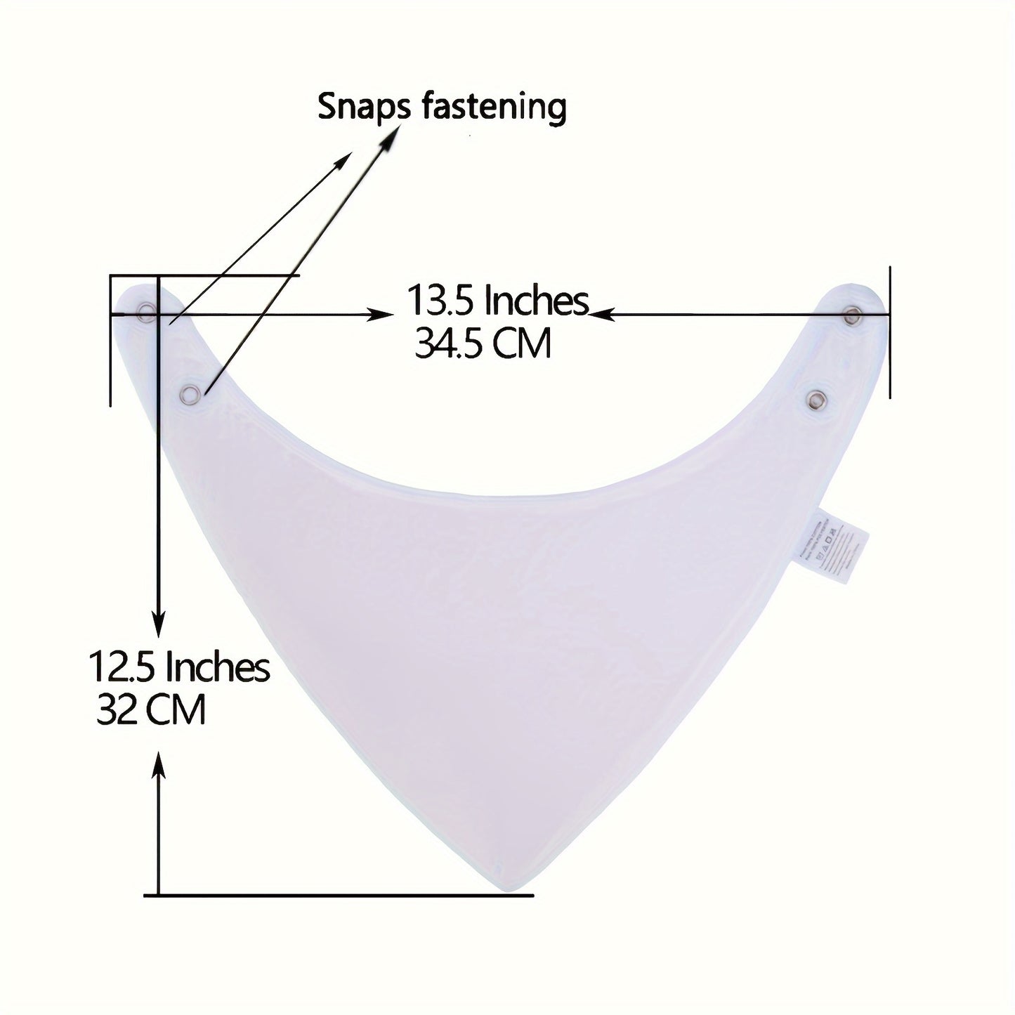 10-pack Of Waterproof, Adjustable Snap-on, Breathable, Soft, Baby Bibs, Suitable For Both Boys And Girls,