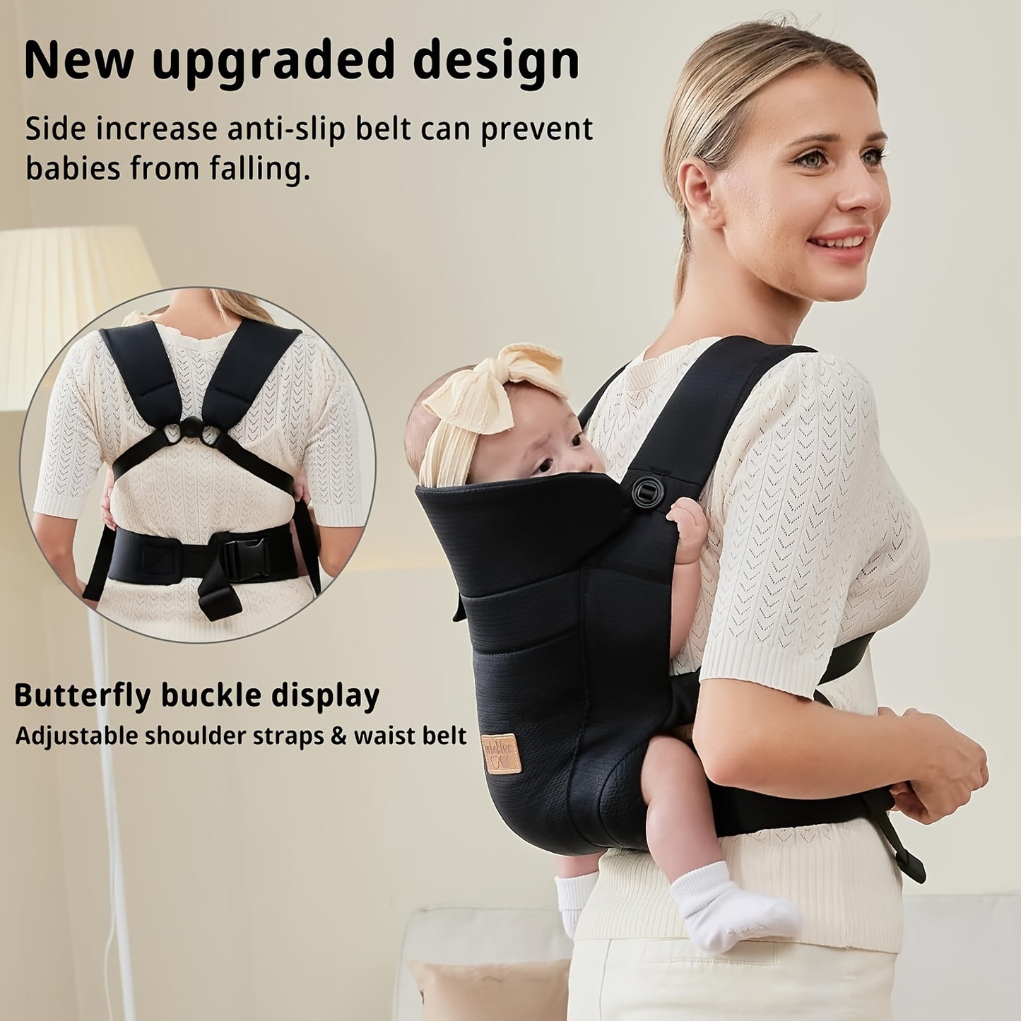 Baby Carrier Newborn Toddler Wrap Carrier Perfect For Infants Chest Sling For Babies Gift