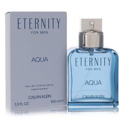 Eternity Aqua Cologne 3.4 oz EDT Spray for men, Gift.