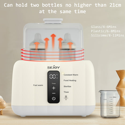 Multifunctional Milk Warmer,Steam Sterilizer, 24h Temperature Control, Can Heat And, Suitable For A Variety Of Bottle