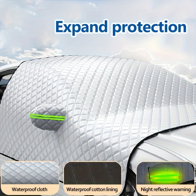 1Pc Car Windshield Snow Cover Protects Against Snow, Ice,Car Window Shade,