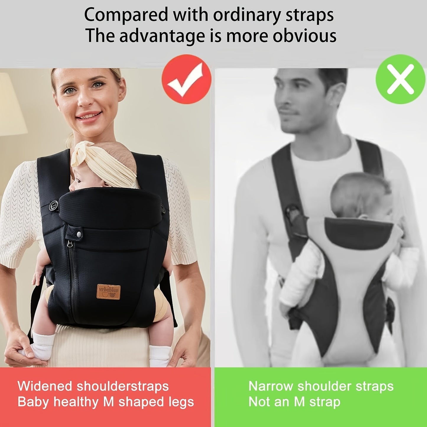 Baby Carrier Newborn Toddler Wrap Carrier Perfect For Infants Chest Sling For Babies Gift