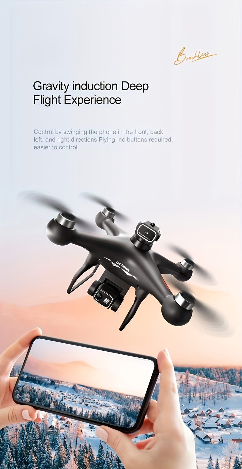 Dual Battery RC Drone with 360° Infrared Obstacle Avoidance, Optical Flow Positioning - Perfect for Aerial Photography & Outdoor Fun, USB Rechargeable, Ideal Holiday Gift