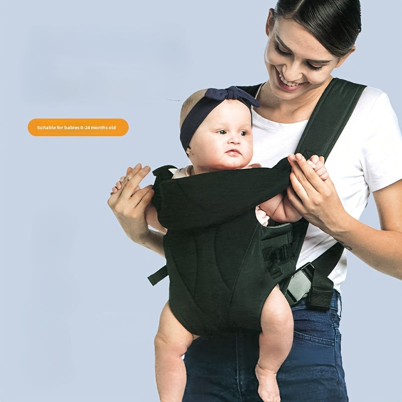 Multi-Functional Youngsters Carrier with Hat - Youngsters Wrap for Front & Back Carry, Adjustable Strap,