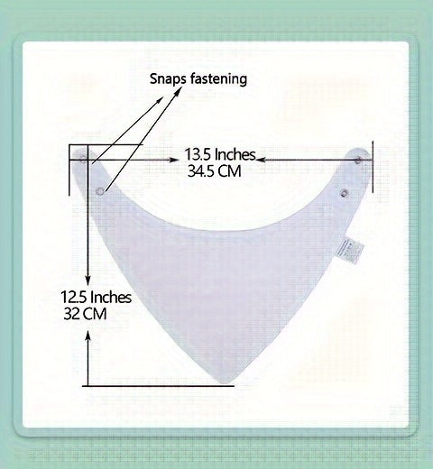 10-pack Of Waterproof, Adjustable Snap-on, Breathable, Soft, Baby Bibs, Suitable For Both Boys And Girls,