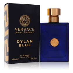 VERSACE POUR HOMME DYLAN BLUE COLOGNE 3.4 oz EDT Spray FOR MEN.