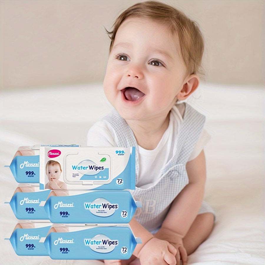 2-Pack Wet Wipes, 144pcs, Extra-Sensitivity, Unscented, Hypoallergenic, 99.9% Pure Water, Plant Fibers,