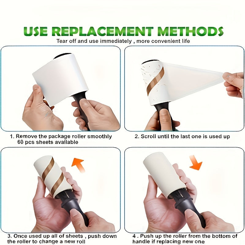 Pet Hair Removal Drum Odorless Dog And Cat Hair Cleaner, Without Battery