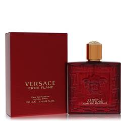 Versace Eros Flame, Cologne 3.4 oz EDP Spray for men, Gift.