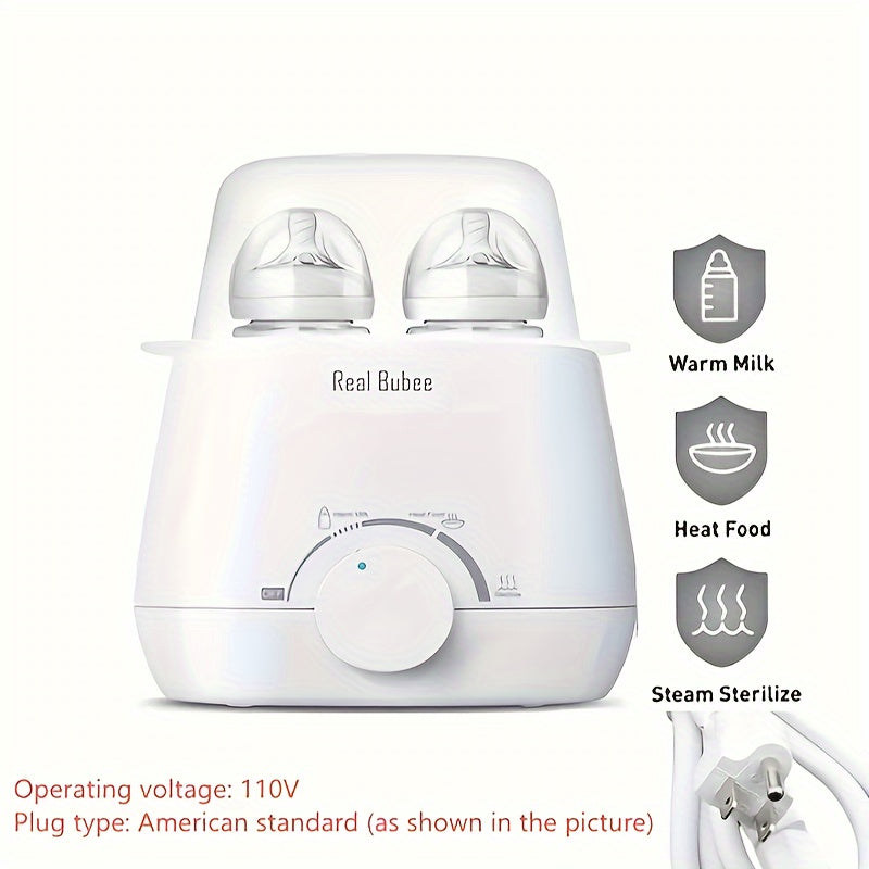 Bottle Warmer, Or Formula, 8-in-1 Double Bottle Milk Warmer For Baby, Smart Temperature Control,, Bottle Warmers For All Bottles